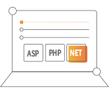 支持ASP、PHP、.Net等多種語(yǔ)言開(kāi)發(fā)